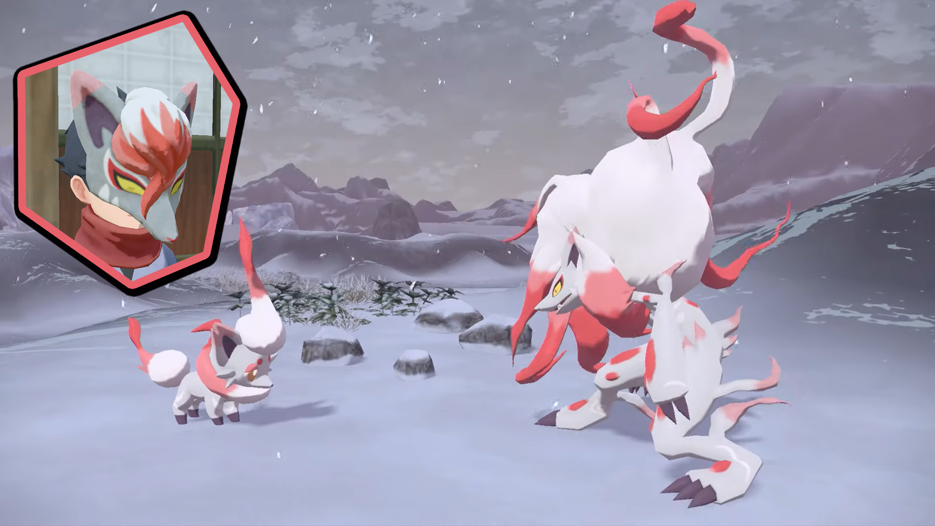 Pok Mon Legends Arceus Trailer Fully Reveals Hisuian Zorua And Zoroark