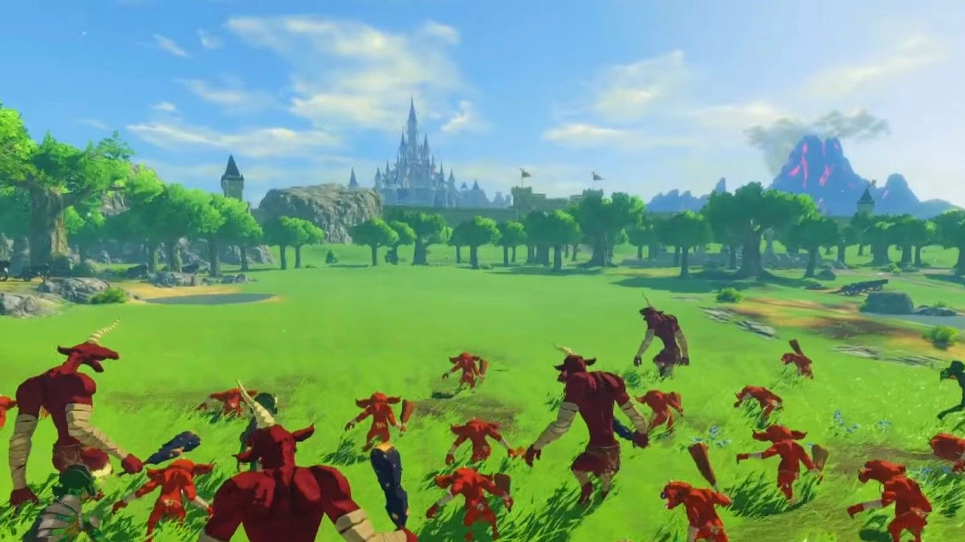 Hyrule Warriors Age Of Calamity S Grass Took About Half Of