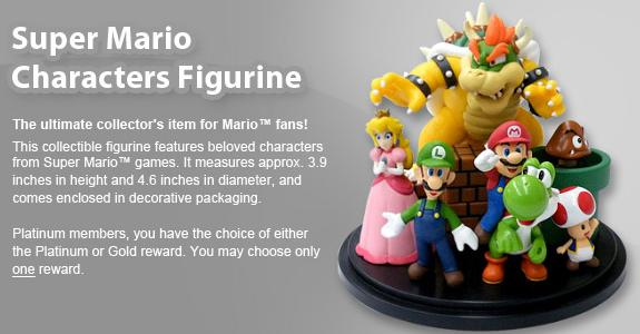 2010 CLUB NINTENDO Super Mario Characters Figurine Statue Nintendo Of  Europe New