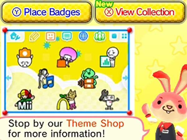 Badge Arcade Rhythmn Heaven 3DS Theme