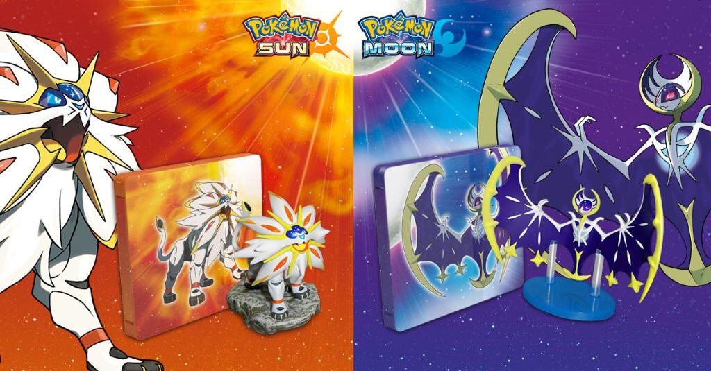 Pokemon Sun with bonus Solgaleo Figure for Nintendo 3DS