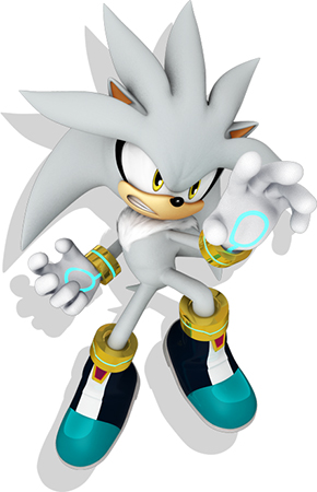 evil sonic silver