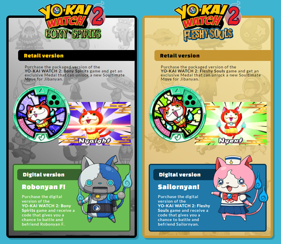 North American Yo Kai Watch 2 Official Website Goes Live