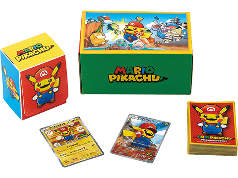 mario pikachu tcg cards