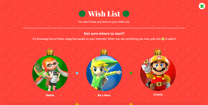 Nintendo Wishlist