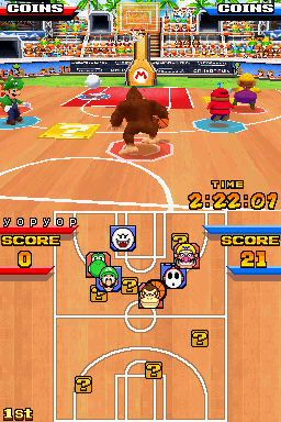 mario basketball wii