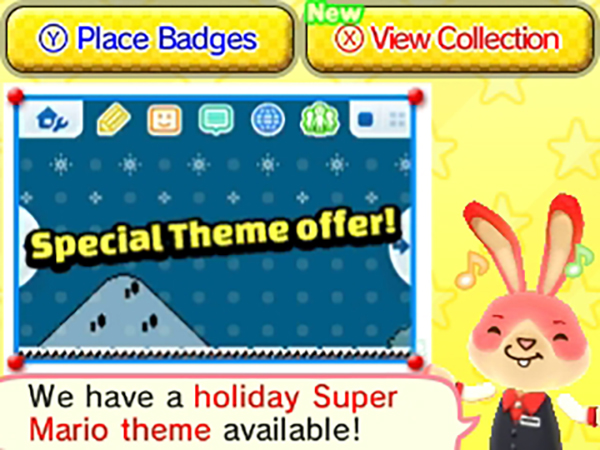 Mario Winter - 3DS Badge Arcade - special-theme-promotion