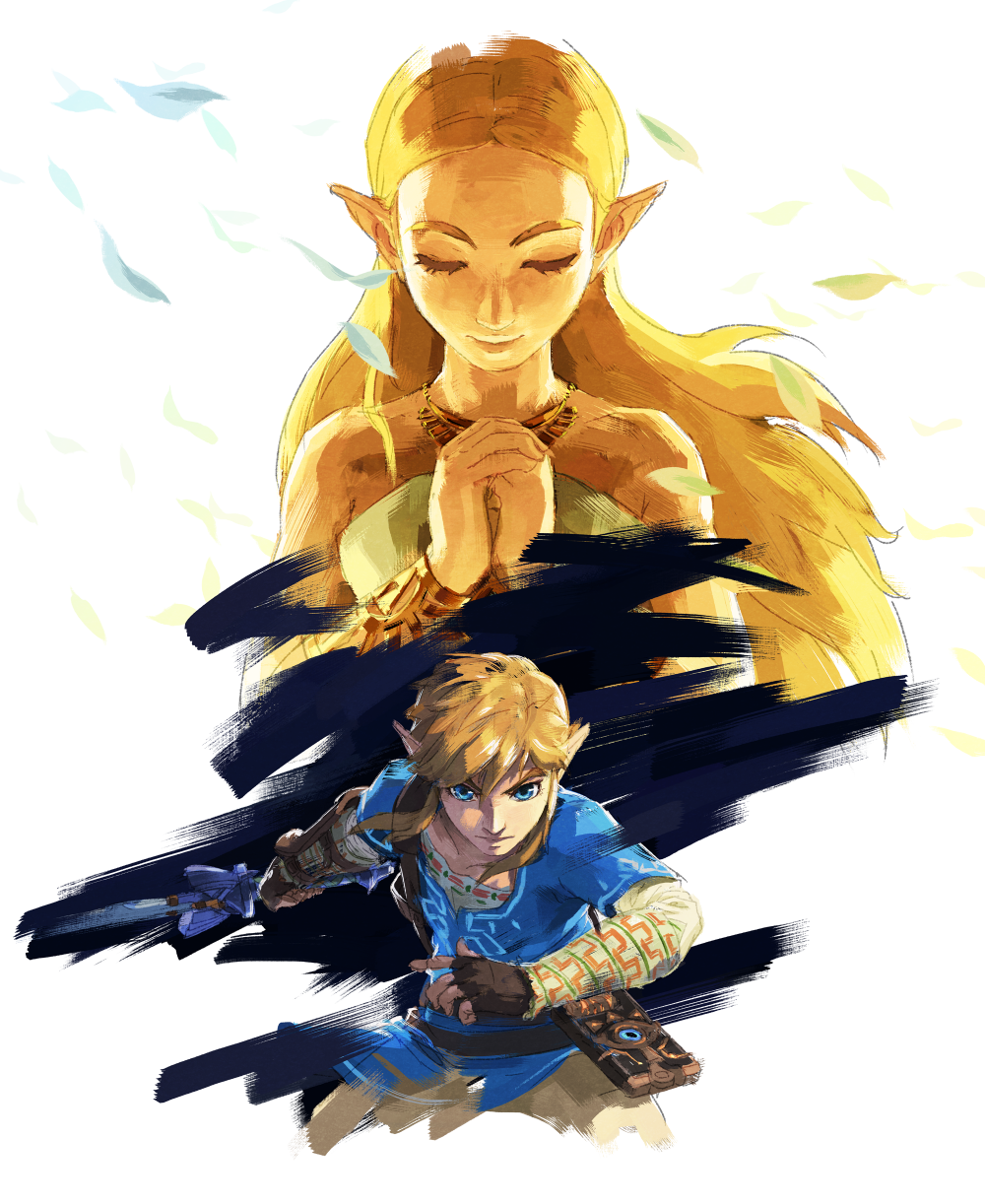 A closer look at the new Breath of the Wild illustration (high ...