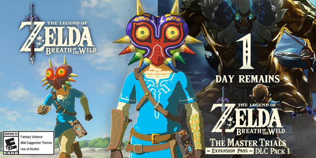 klinge tornado Gør alt med min kraft Final 24 hours, Majora's Mask featured in Breath of the Wild DLC - Nintendo  Wire