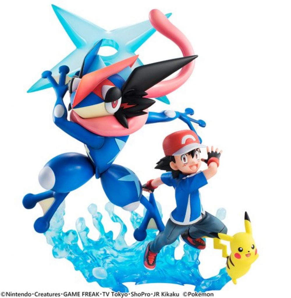 ash greninja statue