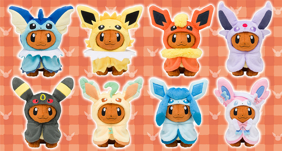 Japan getting Eevee ponchos Oricorio plushes and more this weekend Nintendo Wire