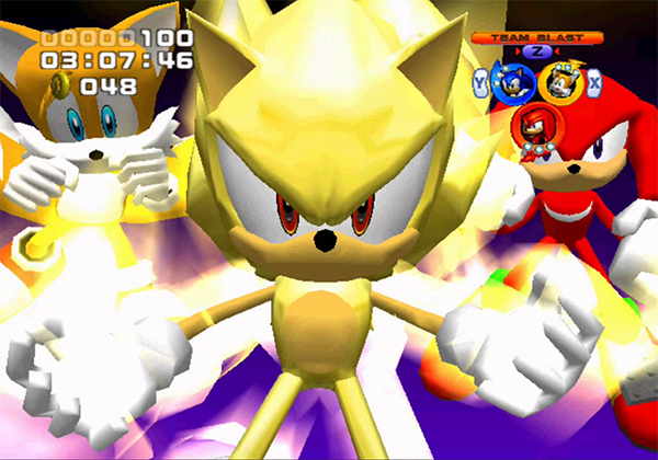 sonic heroes action replay codes
