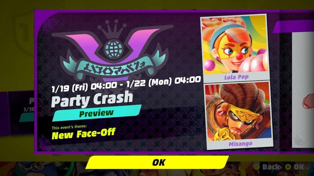 arms party crash 4 new face off