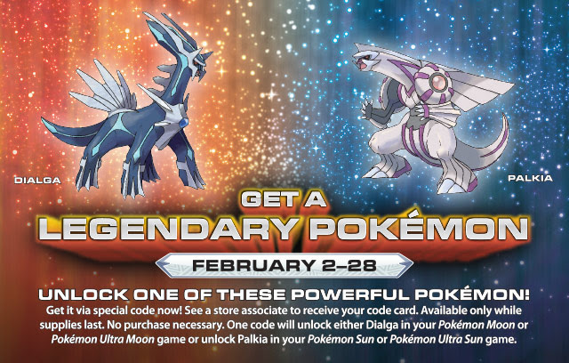 Legendary Pokemon Dialga And Palkia Help Kick Off 18 Nintendo Wire