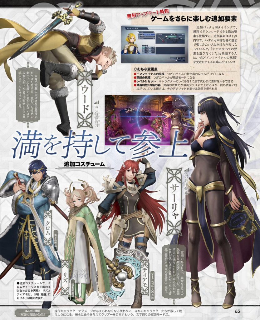 Fire Emblem Warriors’ Awakening DLC revealed in Famitsu; releasing ...