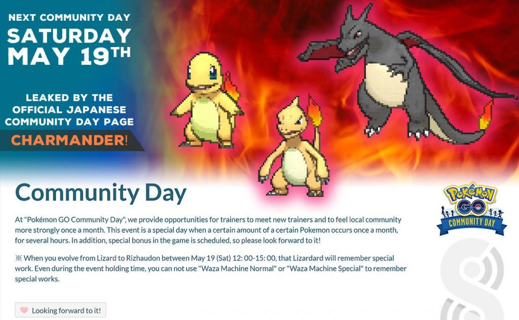 Pokemon Go S May Community Day Pokemon Leaked Nintendo Wire