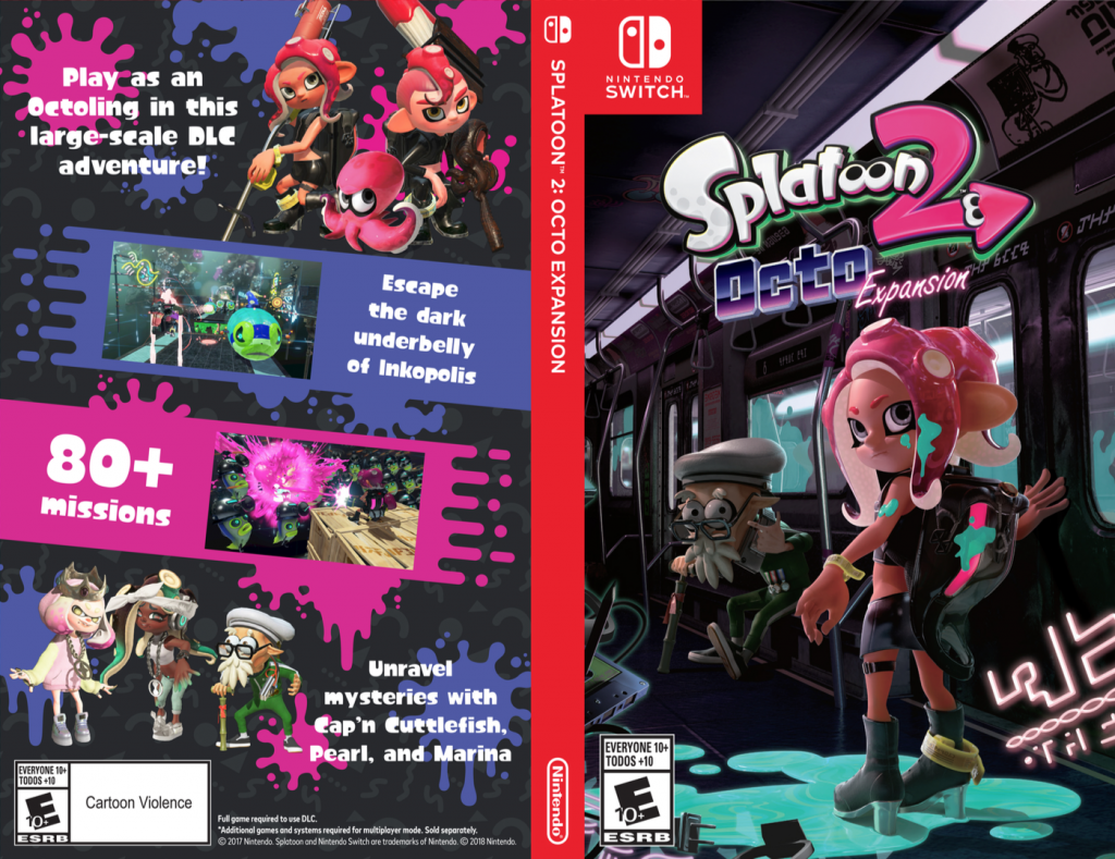 My Nintendo Serving Up Printable Octo Expansion Box Art Reward For 