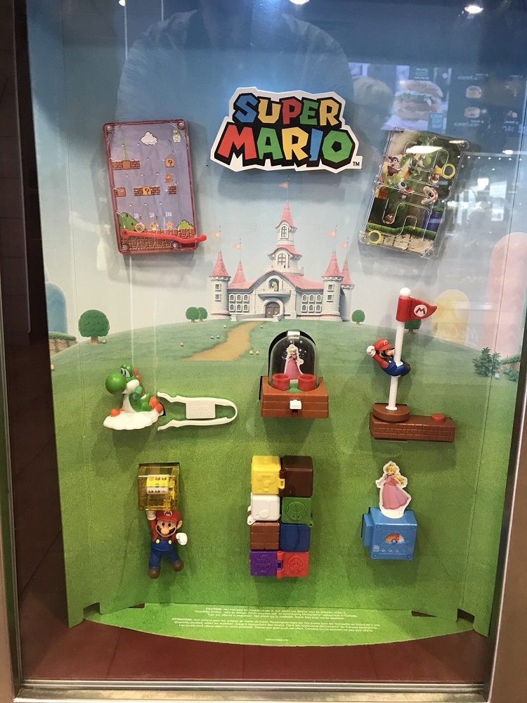 super mario mcdonalds toys 2018