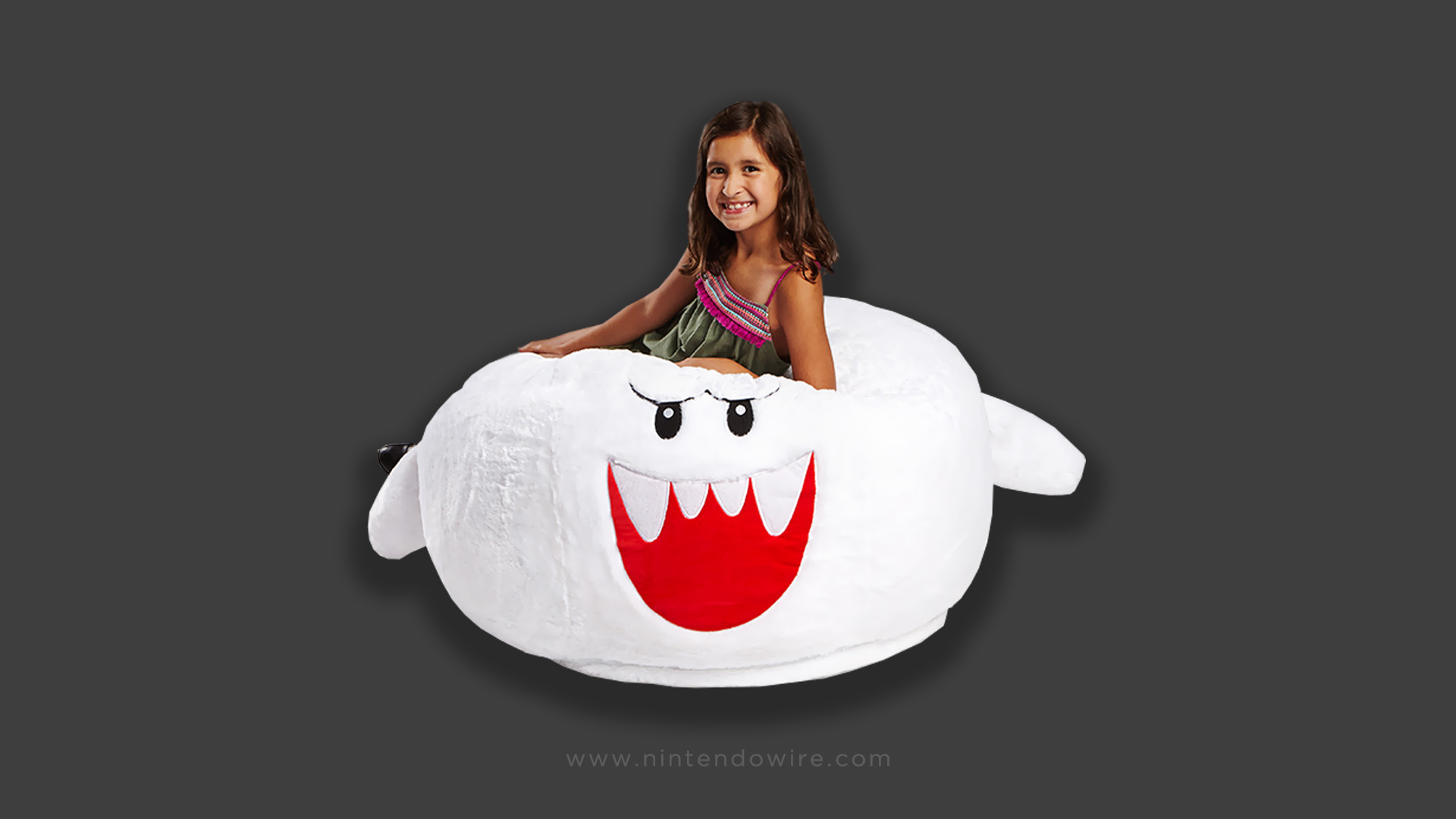 Check Out This Large Super Mario Boo Bean Bag Chair From Thinkgeek