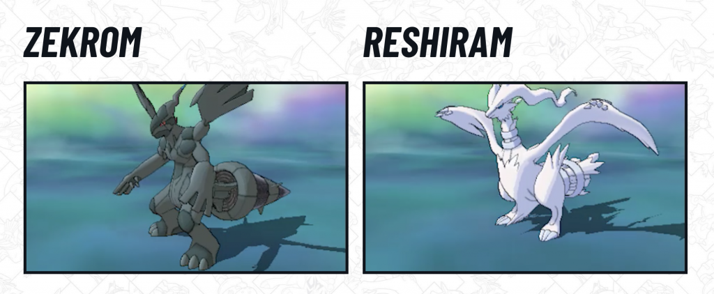 can you get both reshiram and zekrom in pokemon white