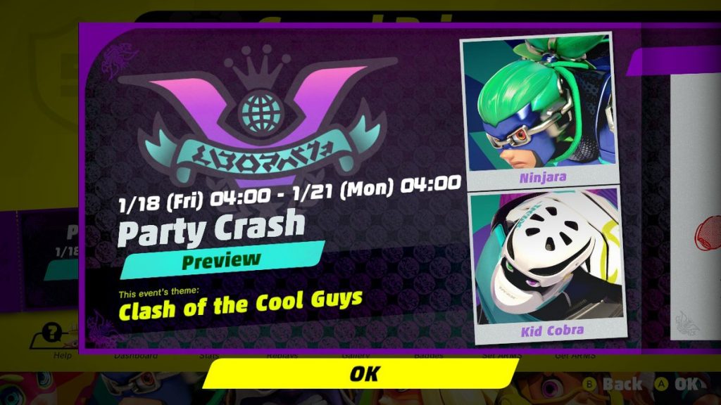 ARMS Party Crash Bash #5 Clash of the Cool Guys