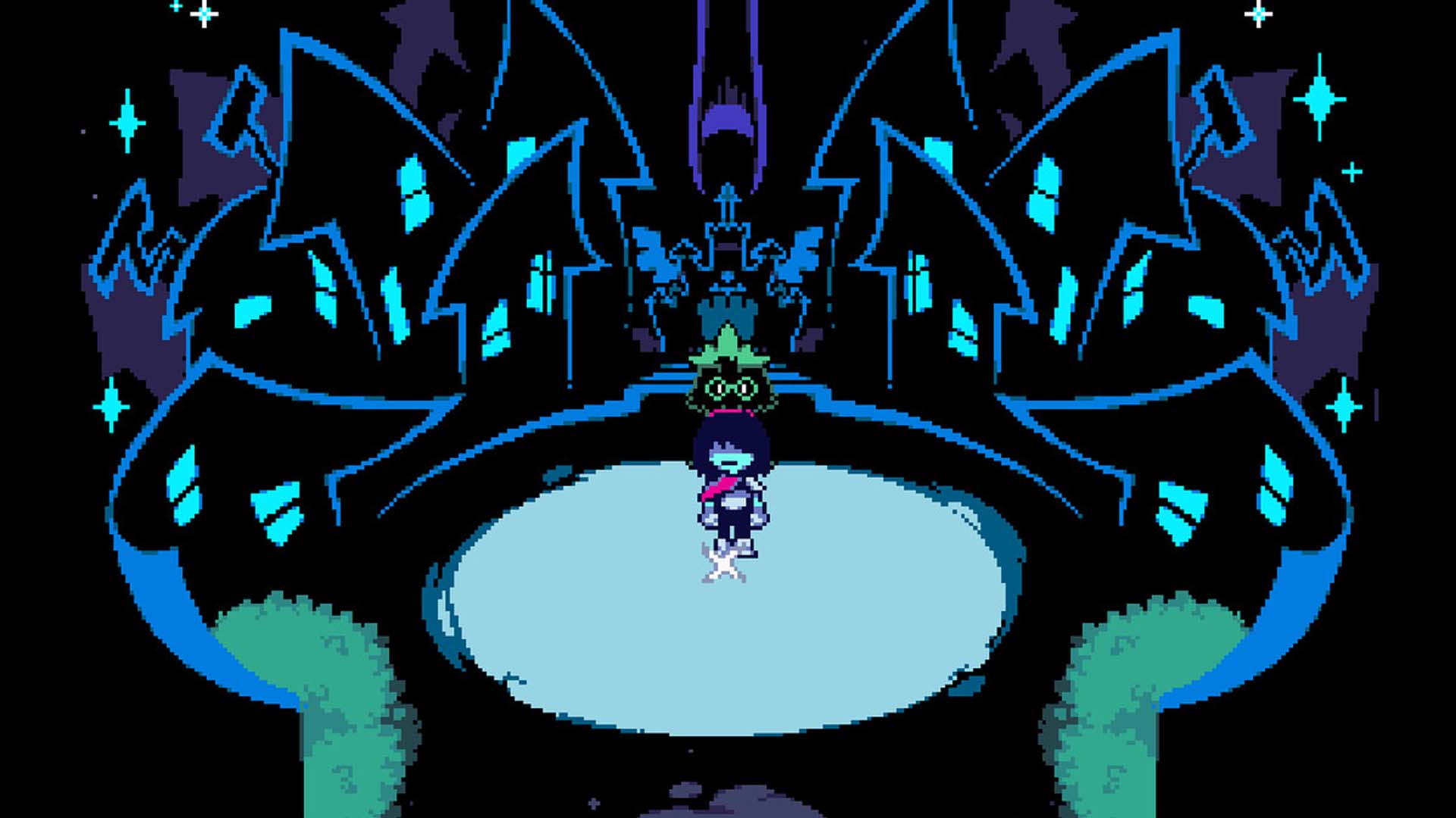 My castle town. Deltarune игра. Deltarune фонтан тьмы. Дельтарун 2. Deltarune Скриншоты.