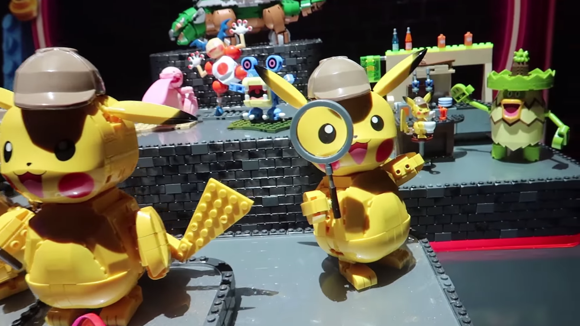 mega construx detective pikachu