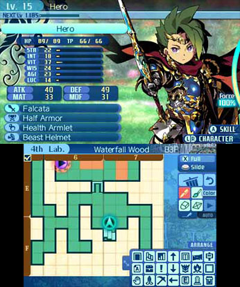 18f Lost In The Crystal Caves Etrian Odyssey V Beyond The Myth Walkthrough Guide Gamefaqs