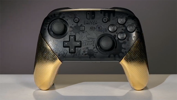 gold nintendo switch pro controller