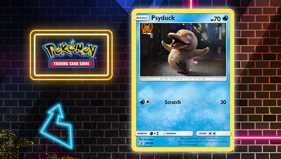 Pokémon Detective Pikachu Promo Card Spotlight Psyduck