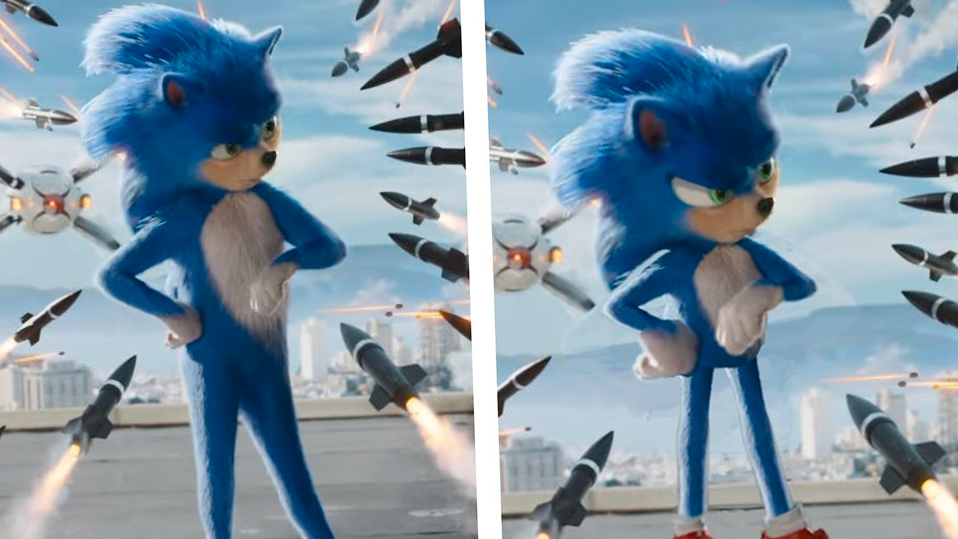 Movie Sonic (Sonic The Hedgehog, 2020) - Hero Concepts - Disney