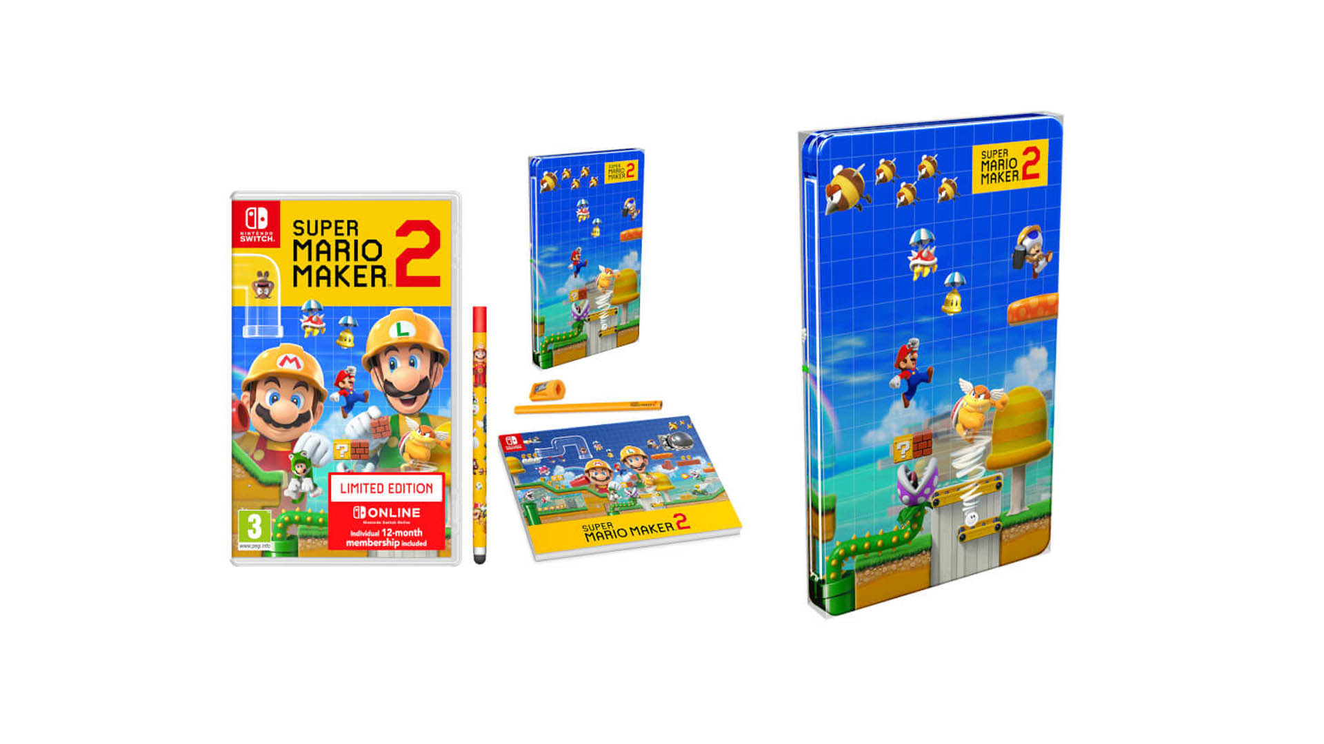 super mario maker 2 pre order bonus