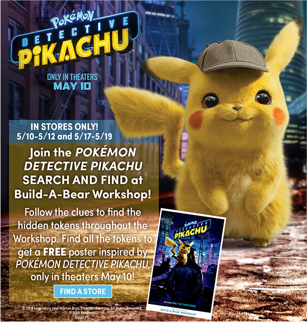 build a bear pokemon pikachu