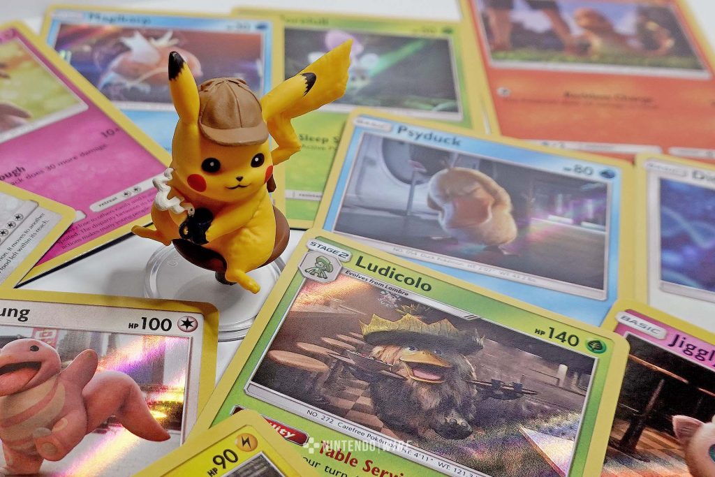 Sneak peek at the Pokemon Detective Pikachu Cafe Figure Collection TCG box Nintendo Wire