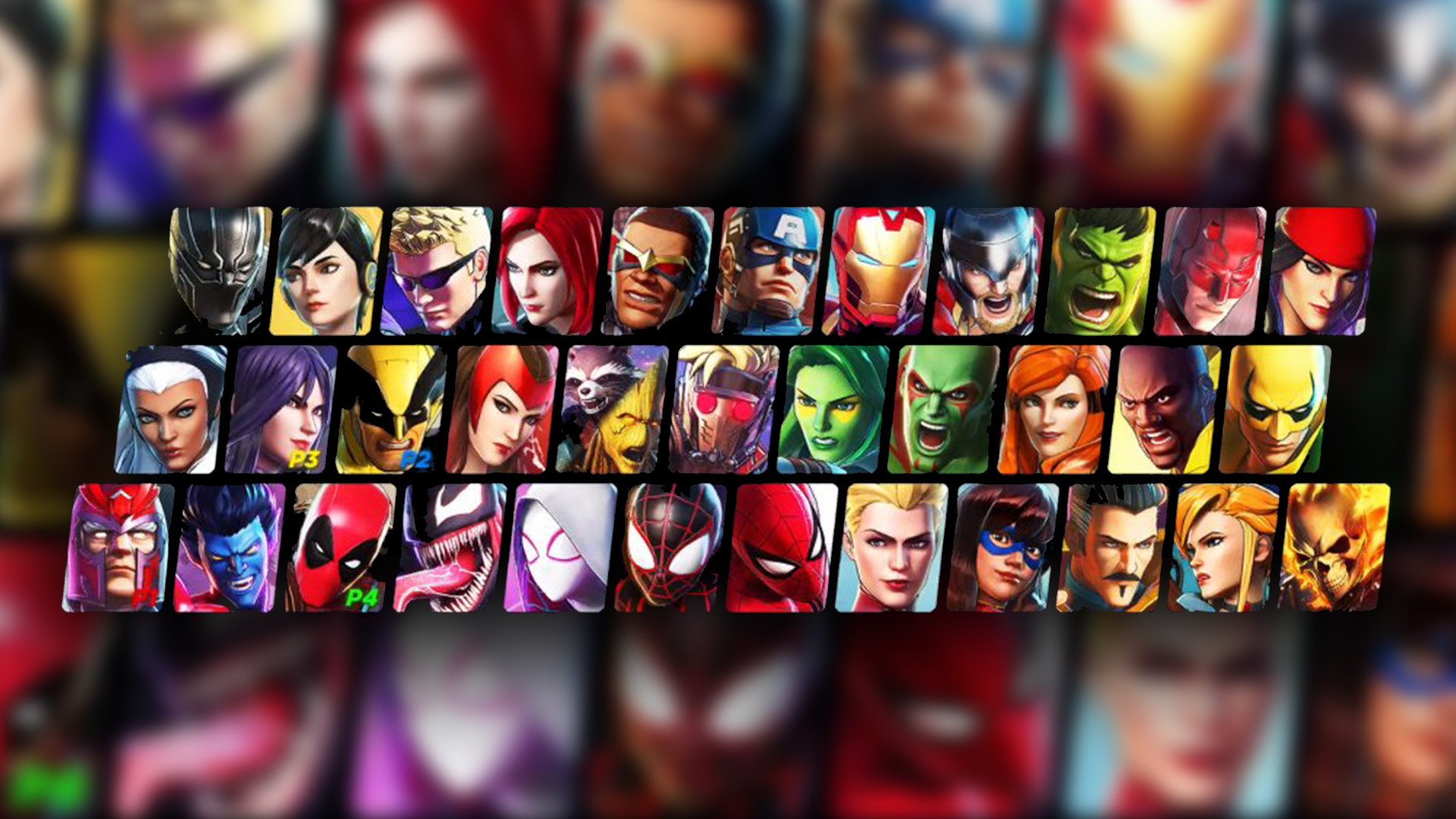 All Playable Characters in Marvel Ultimate Alliance 3: The Black Order.
