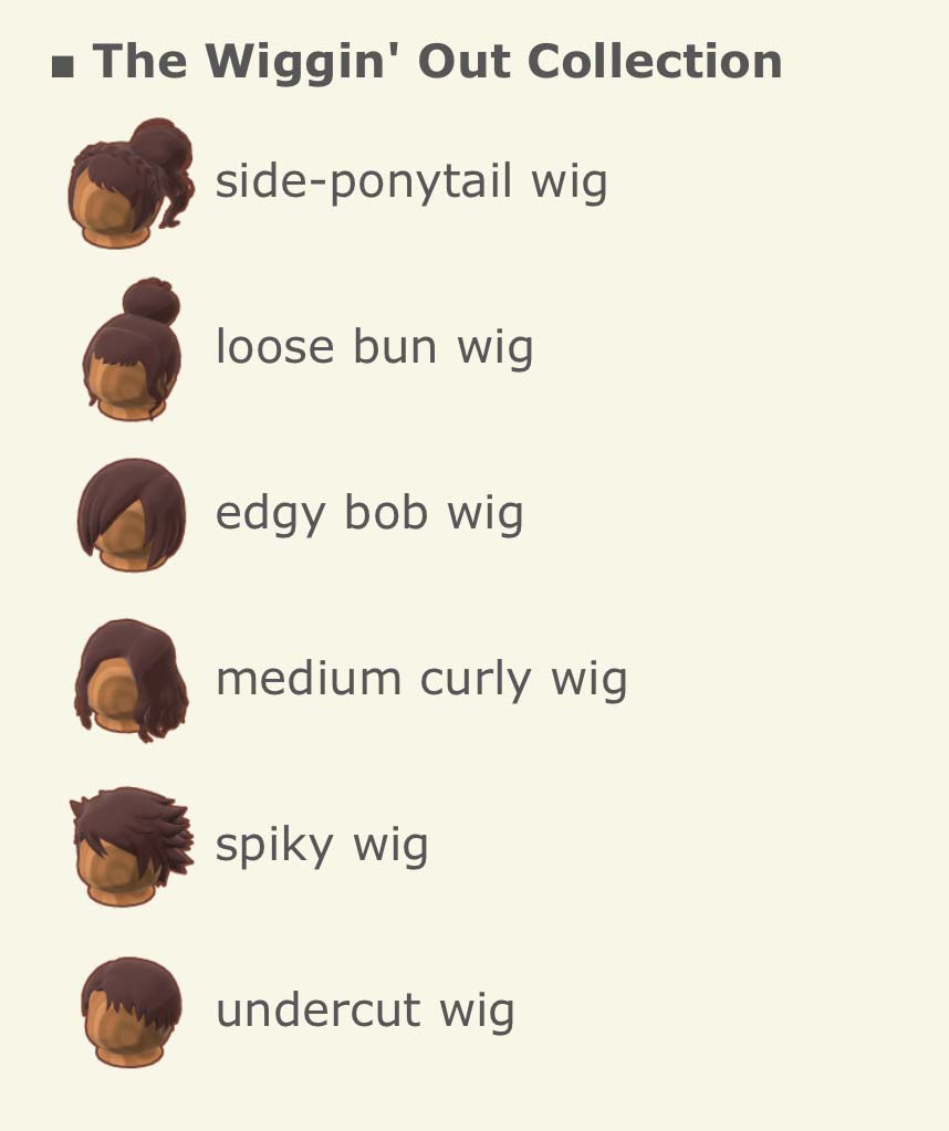 A New Do A New You Wiggin Out Collection Has Landed In Pocket Camp Nintendo Wire