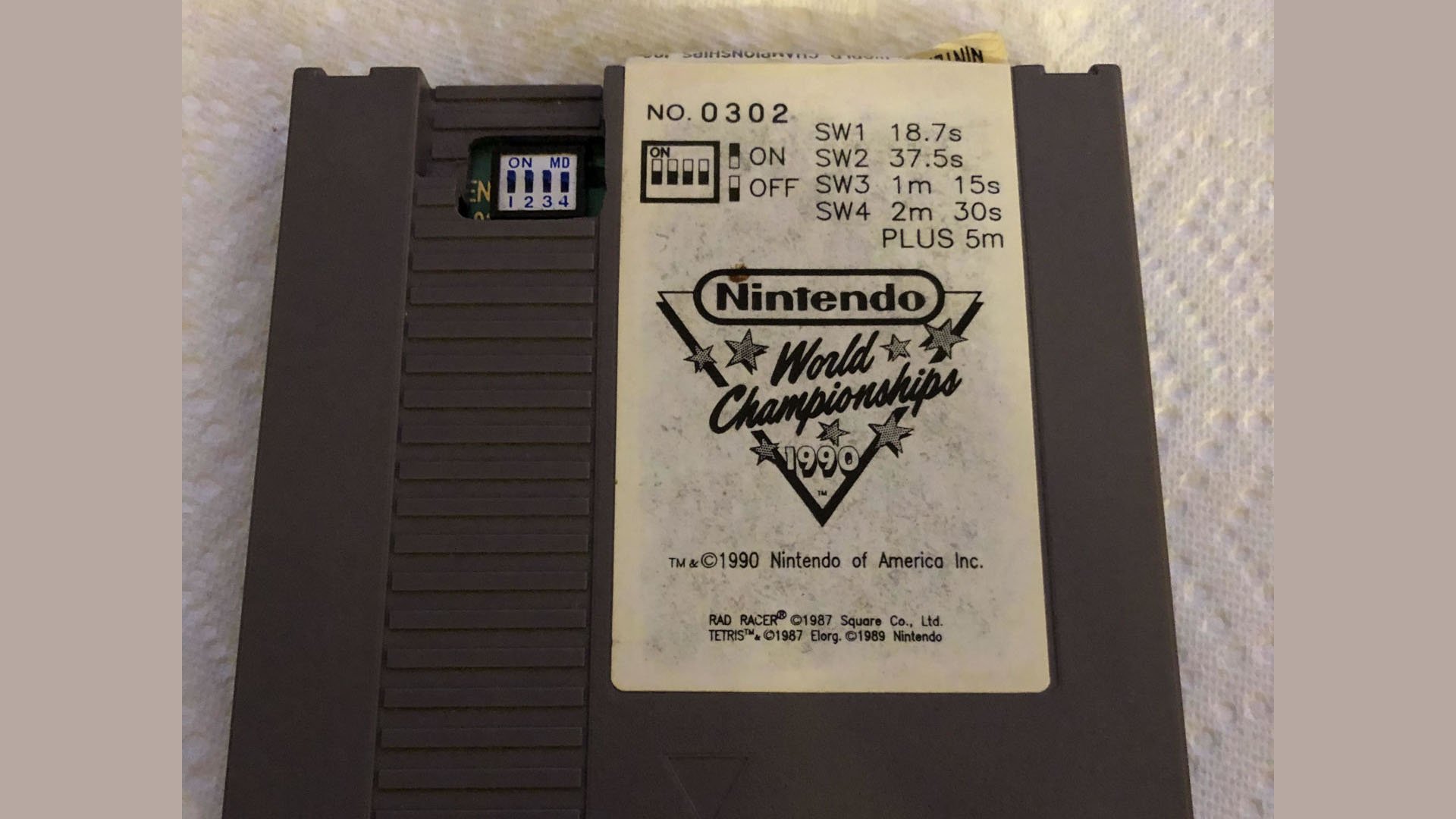 Ultra-rare Nintendo World Championship NES cartridge casually sold from ...