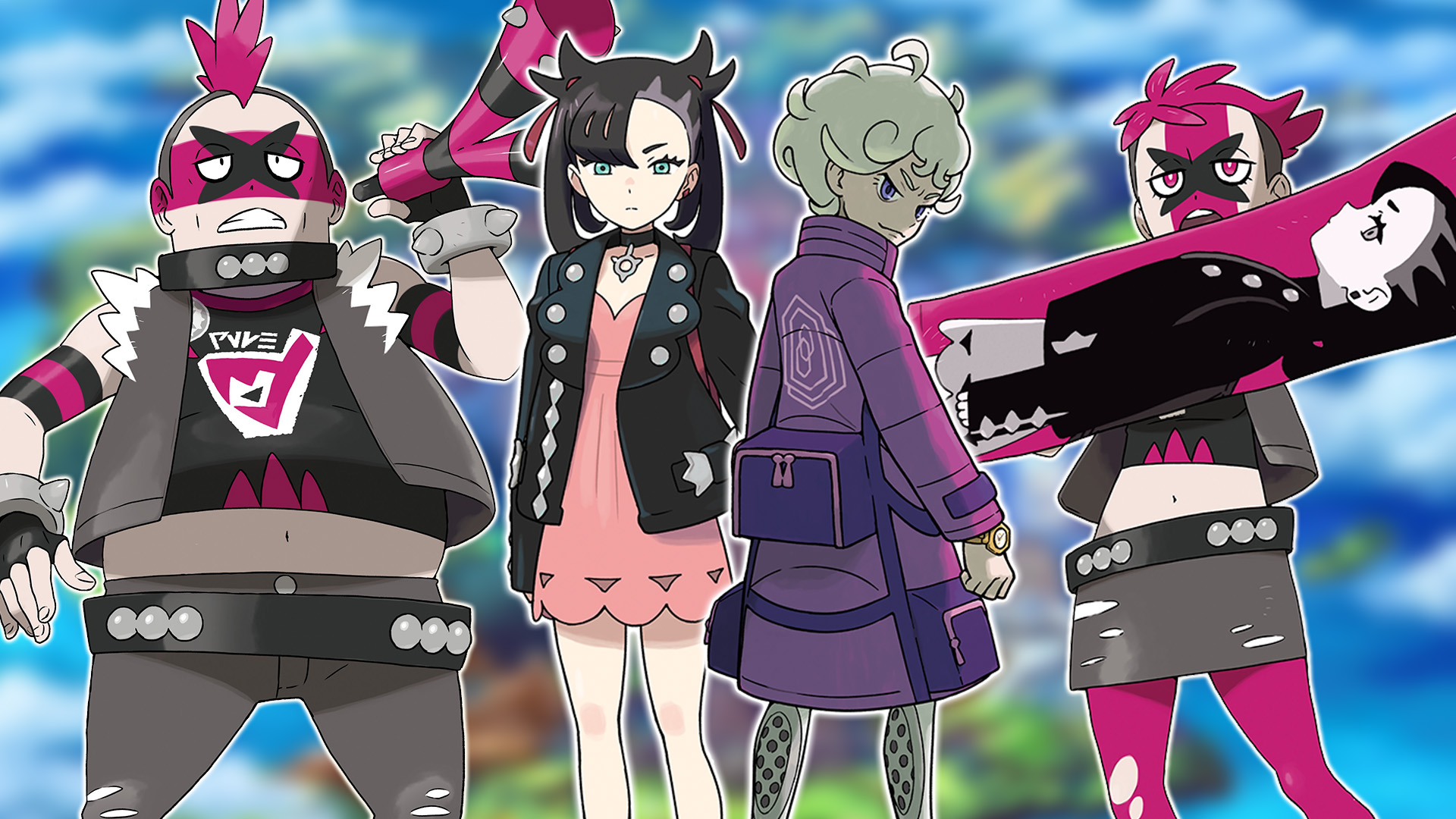 Team Yell New Rival Characters Revealed For Pokémon Sword Shield Nintendo Wire 