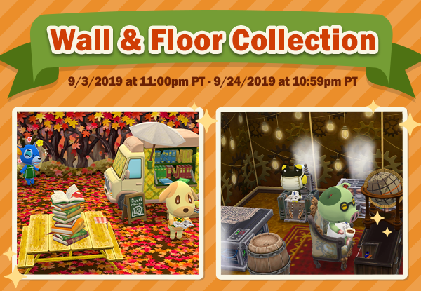 Scallop Scoop-Up Goals, Wall & Floor Collection [Animal Crossing