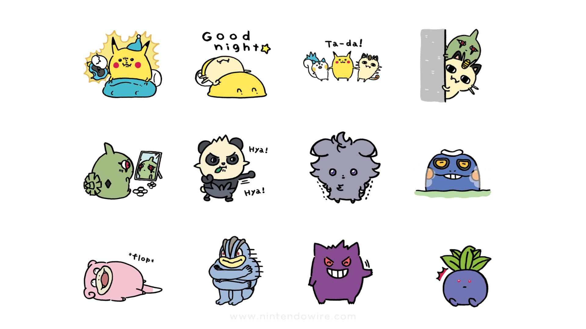 24/7 Pokémon – LINE stickers