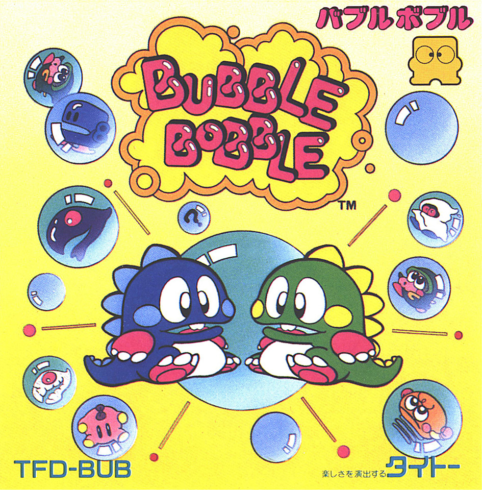 Bubble Bobble para Arcade (1986)