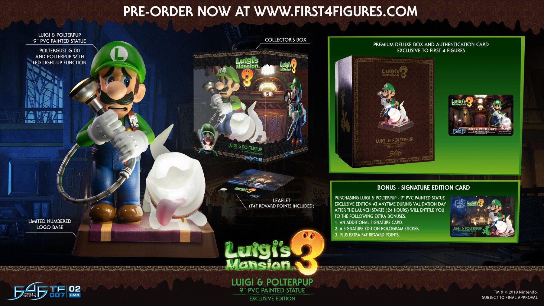 first 4 figures luigi's mansion 3