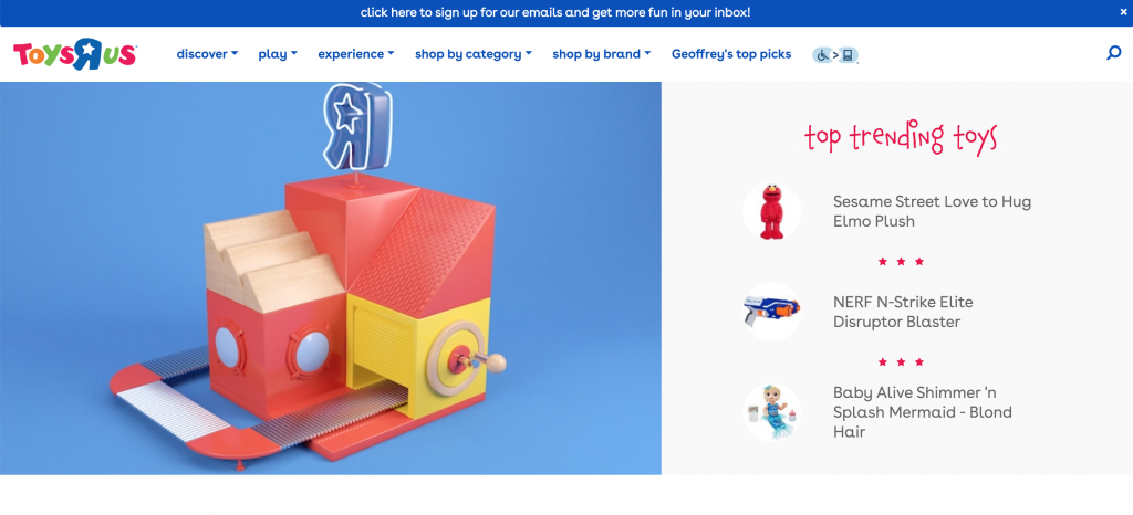 geoffrey toy box website