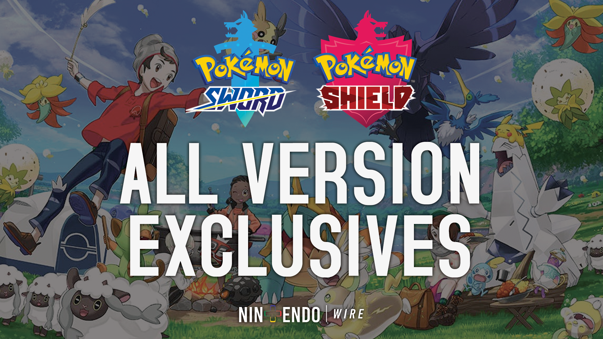 ALL VERSION EXCLUSIVES! Pokemon Sword and Shield Version Exclusive  Breakdown! 