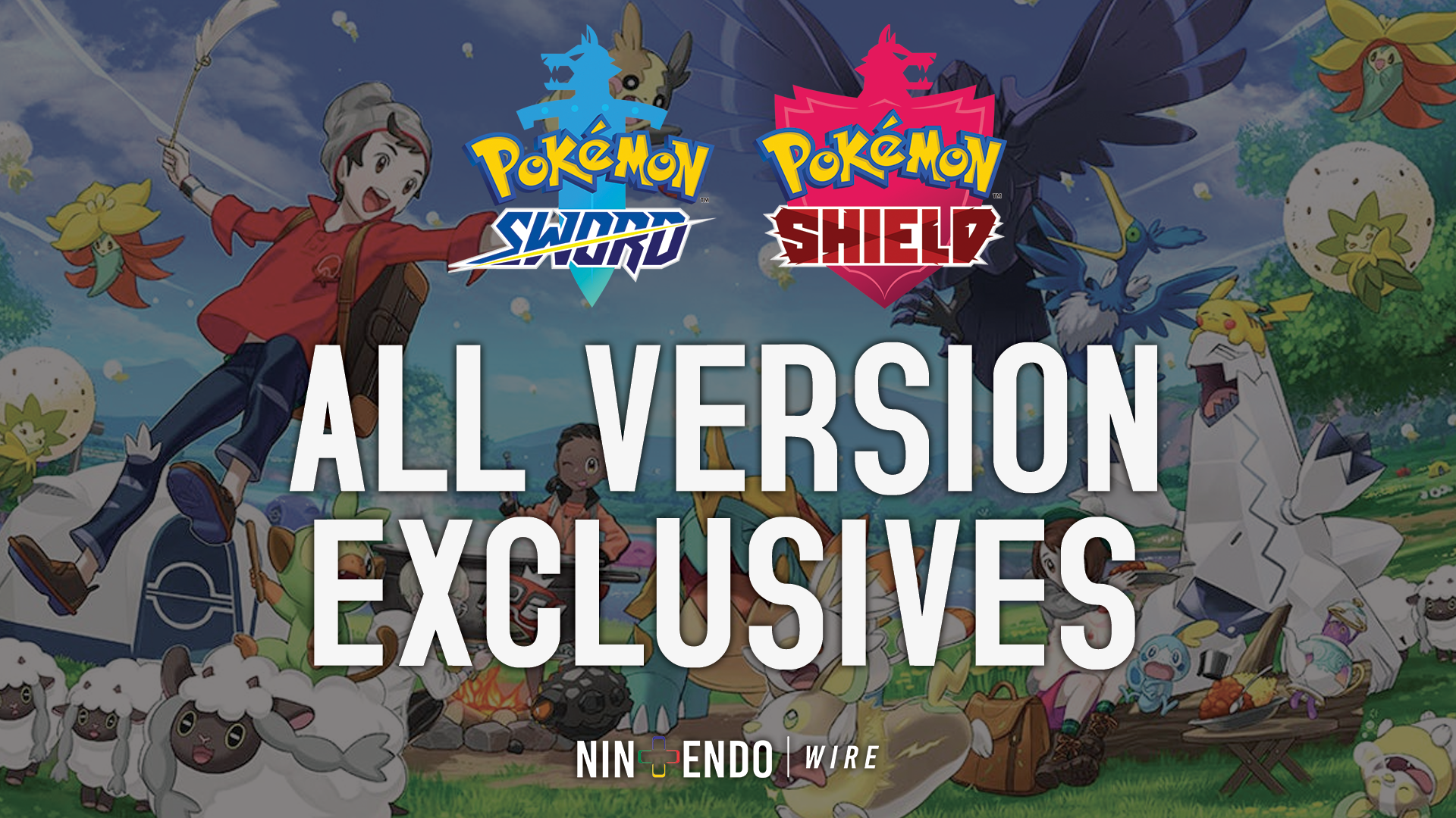 Guide: All Version Exclusives in Pokémon Sword and Shield – Nintendo Wire