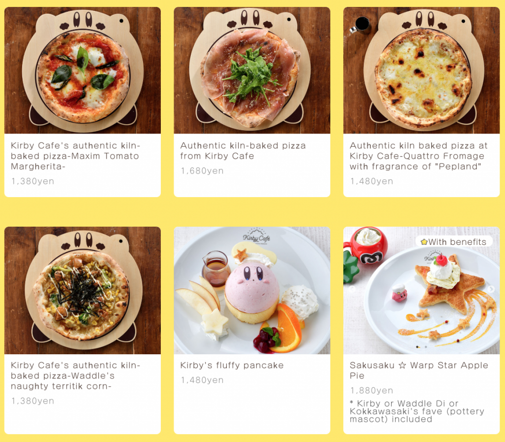 Kirby Cafe Tokyo Shares Pizzas And Plushes For Its Winter Reopening Nintendo Wire