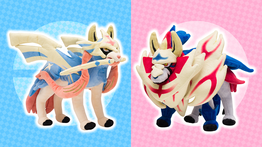 Sword Shield Legendaries Zacian And Zamazenta Plushes