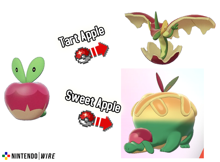 Image result for Applin, Flapple, and Appletun