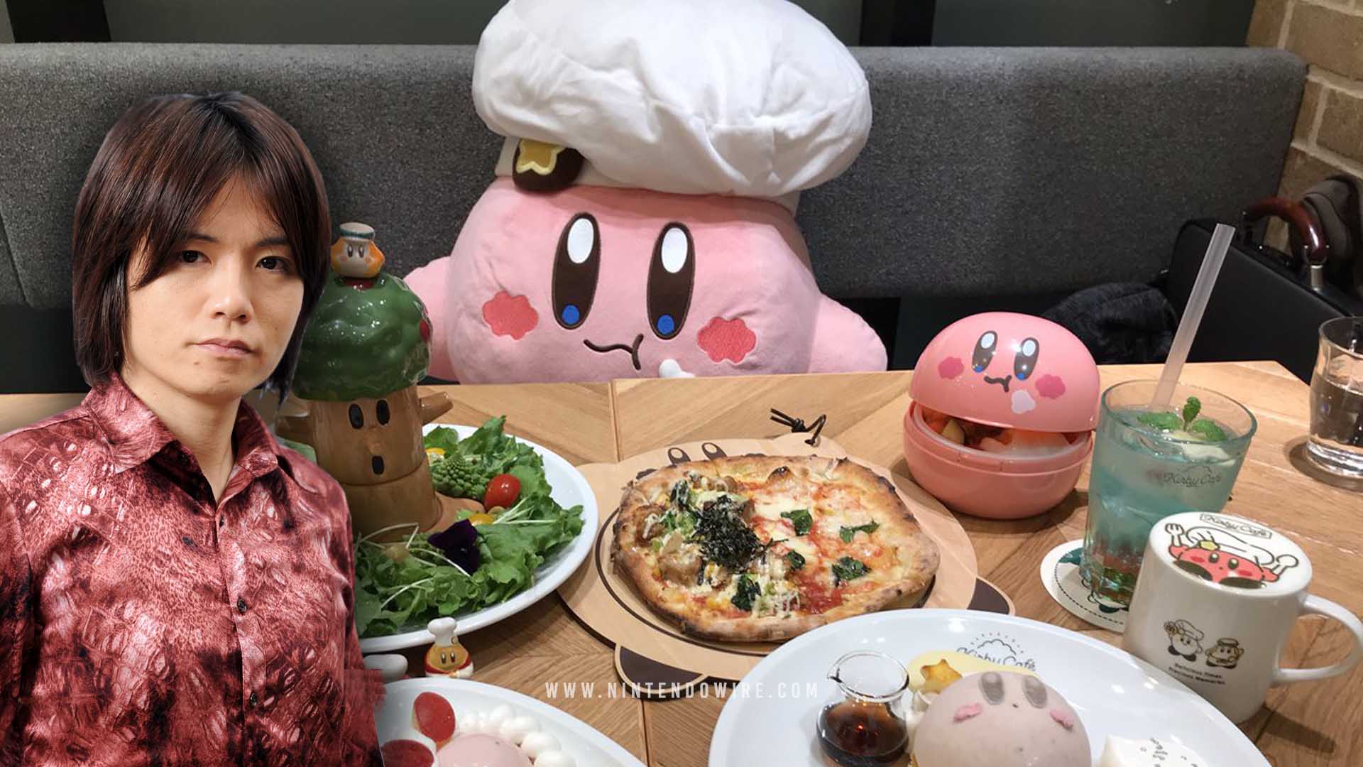 Masahiro Sakurai Visits His Son At Kirby Cafe Preview Event Nintendo Wire