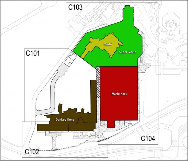 New permits reveal layout of Orlando version of Super Nintendo World ...